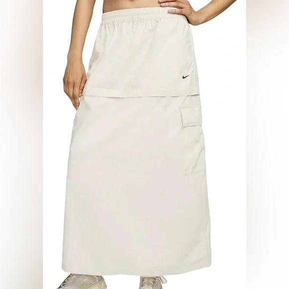 Nike Sportswear Essentials Mid-rise Convertible Cargo Maxi-Mini Skirt - Picture 15 of 15